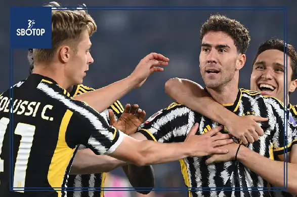 SBOTOP: Early Vlahovic Goal Secures Juventus' Record 15th Coppa Italia Trophy Against Atalanta