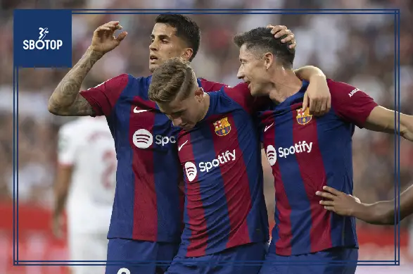 SBOTOP: Lewandowski and Lopez Secure 2-1 Victory for Barcelona Over Sevilla in Xavi's La Liga Farewell