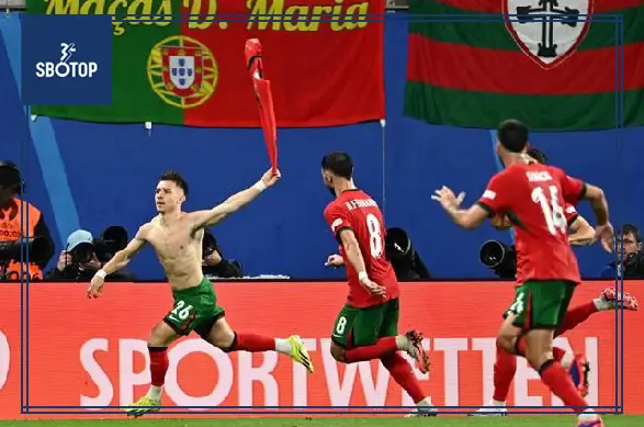 SBOTOP: Francisco Conceicao's Late Heroics Secure Portugal's 2-1 Victory Over Czech Republic on Ronaldo's Historic Night