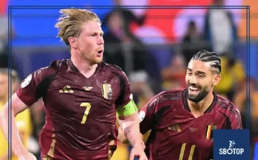 SBOTOP: Belgium Triumphs 2-0 Over Romania as Tielemans and De Bruyne Lead Red Devils' Euro 2024 Comeback