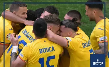 SBOTOP: Stanciu's Stunning Strike Powers Romania to 3-0 Triumph Over Ukraine in Euro 2024 Qualifiers