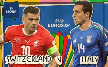 SBOTOP Switzerland vs Italy: Euro 2024 Knockout Showdown