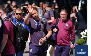 SBOTOP England's Team Depart Berlin Hotel After Euro 2024 Final Defeat