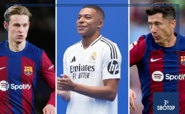 SBOTOP La Liga's Top Earners: Frenkie de Jong, Kylian Mbappe, and Robert Lewandowski Lead the Pack