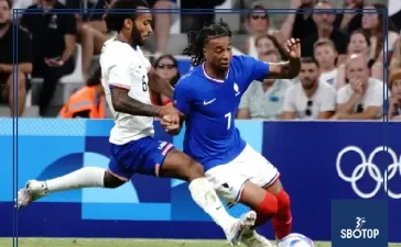 SBOTOP Michael Olise Shines as France Defeats United States in Men's Group A Opener