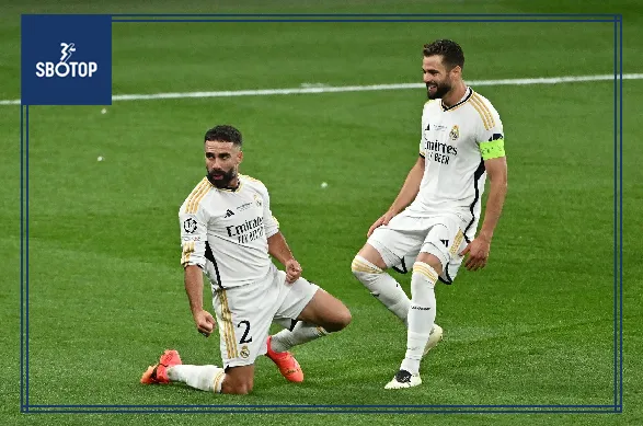 SBOTOP: Carvajal and Nacho Win Both UEFA European Championship and Champions League