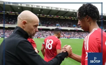 SBOTOP: Erik ten Hag Praises Leny Yoro’s Mature Debut for Manchester United