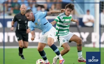 SBOTOP: Erling Haaland Shines Despite Manchester City's Defeat to Celtic in USA Tour Opener