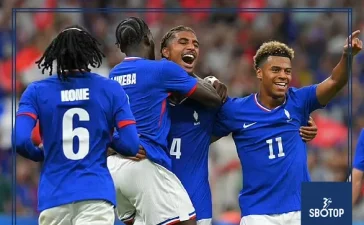 SBOTOP: Loïc Badé Scores France’s Third Goal Against USA in Olympic Opener at Paris 2024