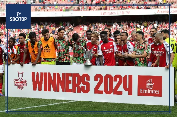 SBOTOP: Arsenal Clinch Eighth Emirates Cup with a 2-0 Victory Over Lyon