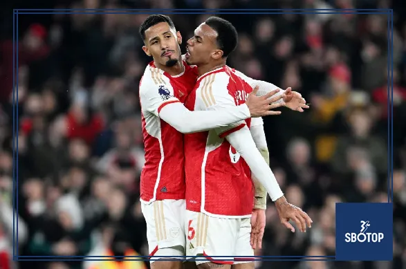 SBOTOP: Arsenal’s Defensive Duo Shines as Saliba and Gabriel Head Gunners to Emirates Cup Victory