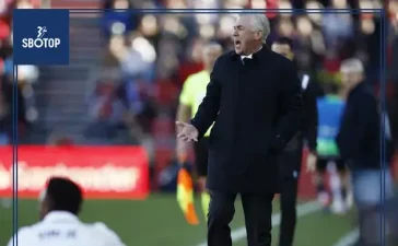 SBOTOP: Carlo Ancelotti Fumes Over Real Madrid's "Poor Attitude" After Disappointing 1-1 Draw Against Mallorca