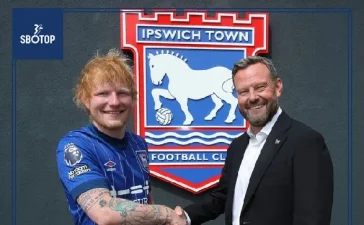 SBOTOP: Ed Sheeran Takes a Minority Stake in Premier League's Ipswich Town