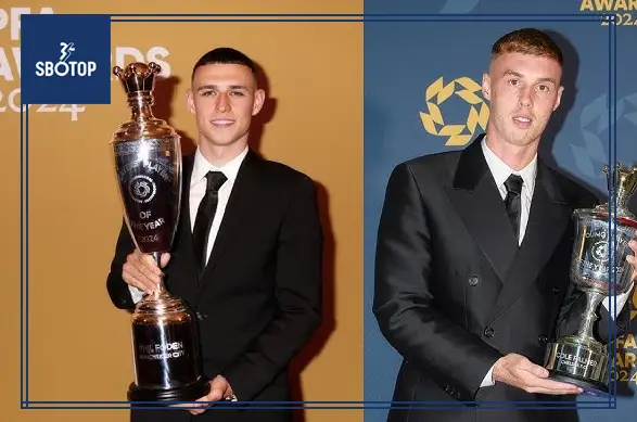 SBOTOP: Foden Crowned PFA Player of the Year as Cole Palmer Claims Young Player Honor