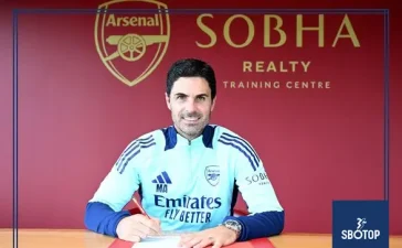 SBOTOP: Arsenal Manager Mikel Arteta Extends Contract Through to 2027