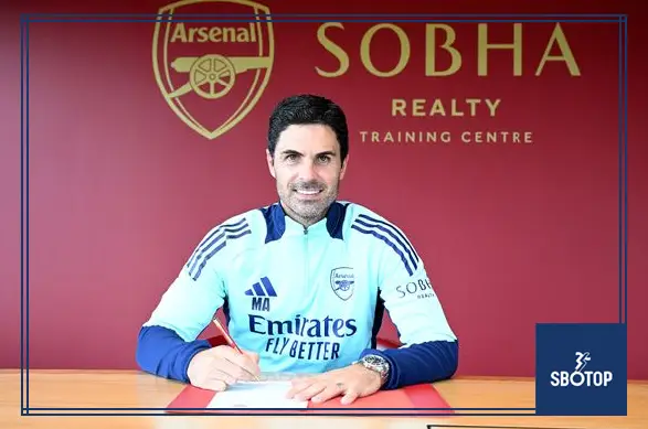 SBOTOP: Arsenal Manager Mikel Arteta Extends Contract Through to 2027