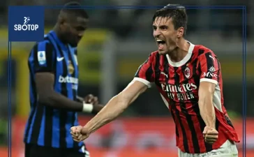 SBOTOP: Gabbia’s Last-Minute Heroics Lift AC Milan to Derby Victory Against Inter