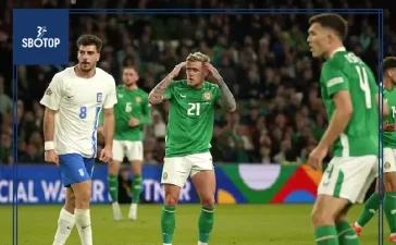 SBOTOP: Ireland Suffer Second Consecutive Loss with 2-0 Defeat to Greece