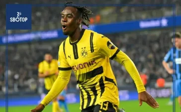 SBOTOP: Jamie Gittens' Two Goals Propel Borussia Dortmund to 3-0 Champions League Triumph