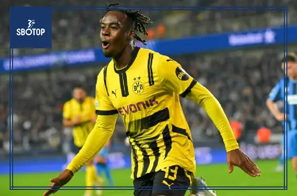 SBOTOP: Jamie Gittens' Two Goals Propel Borussia Dortmund to 3-0 Champions League Triumph