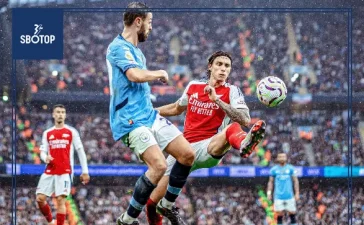 SBOTOP: Manchester City vs Arsenal Ends in 2-2 Draw After Late John Stones Equaliser