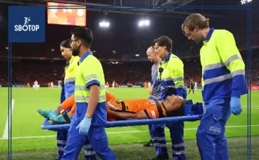 SBOTOP: Nathan Ake Stretchered Off During Netherlands' Nations League Draw with Germany