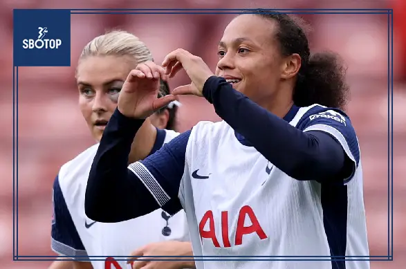 SBOTOP: Tottenham Thrashes Crystal Palace 4-0 in WSL Season Opener