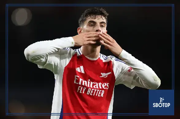 SBOTOP: Kai Havertz Shines as Arsenal’s New Striker in 2-0 Champions League Win Over PSG