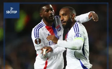 SBOTOP: Lacazette’s Brilliance Leads Lyon to 4-1 Europa League Victory Over Rangers