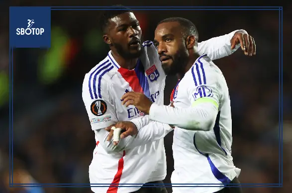 SBOTOP: Lacazette’s Brilliance Leads Lyon to 4-1 Europa League Victory Over Rangers