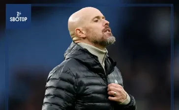 SBOTOP: Ten Hag Seeks Relief After Hard-Fought Draw at Villa Amid Job Pressure