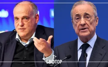 SBOTOP Javier Tebas Slams Florentino Perez: Accuses Real Madrid Boss of Political Influence and 'Distorting Reality