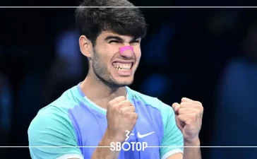 SBOTOP: Carlos Alcaraz Triumphs Over Illness to Defeat Andrey Rublev as Alexander Zverev Downs Casper Ruud in ATP Finals