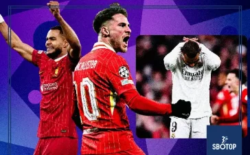 SBOTOP Liverpool Player Ratings vs Real Madrid: Mac Allister and Bradley Shine as Klopp's Reds Dominate Mbappé & Co.