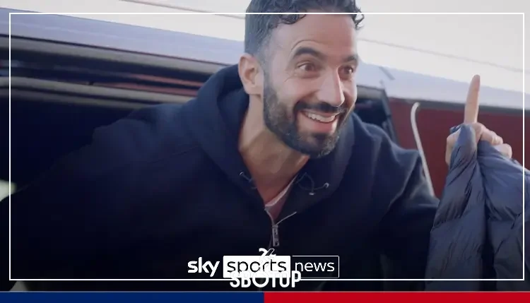 SBOTOP Ruben Amorim: First Glimpses of the New Manchester United Coach Arriving at Carrington to Start Tenure