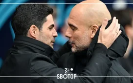 SBOTOP: Pep Guardiola's New Man City Deal Sparks Cheers from Arsenal Haters, Adding to Mikel Arteta's Woes