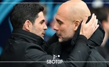 SBOTOP: Pep Guardiola's New Man City Deal Sparks Cheers from Arsenal Haters, Adding to Mikel Arteta's Woes