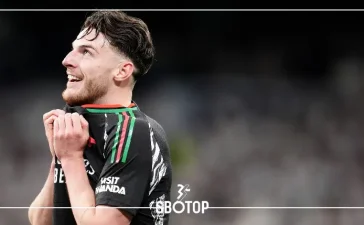 SBOTOP: Declan Rice Joins Elite with Masterclass Performance Against Real Madrid in Champions League for Arsenal