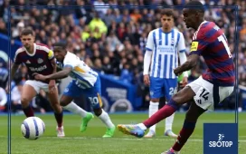 SBOTOP: Isak’s Ice-Cold Penalty Keeps Newcastle’s Champions League Hopes Alive in 1-1 Draw at Brighton
