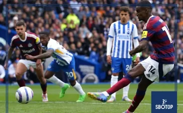 SBOTOP: Isak’s Ice-Cold Penalty Keeps Newcastle’s Champions League Hopes Alive in 1-1 Draw at Brighton