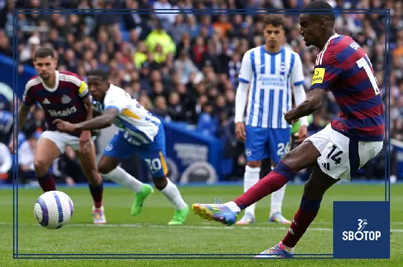SBOTOP: Isak’s Ice-Cold Penalty Keeps Newcastle’s Champions League Hopes Alive in 1-1 Draw at Brighton