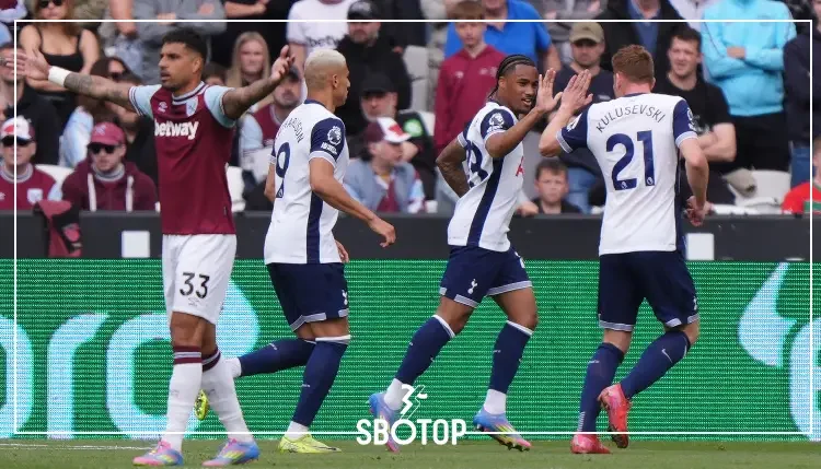 SBOTOP: West Ham Held to 1-1 Draw by Spurs Extending Winless Streak to Eight Matches
