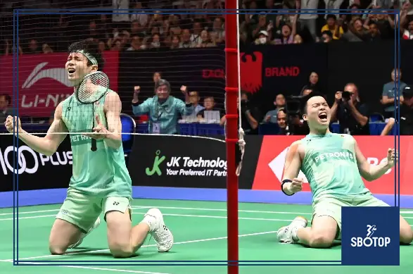 SBOTOP: Aaron-Wooi Yik Celebrate Singapore Open Glory with Heartfelt Dedication