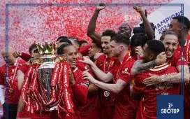 SBOTOP: Liverpool Clinch 2024/25 Premier League Title Amid Roaring Anfield Crowd