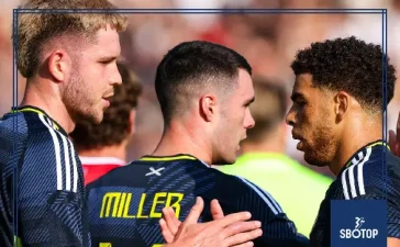 SBOTOP: Che Adams' Hat-Trick Propels Steve Clarke's Team to Friendly Triumph