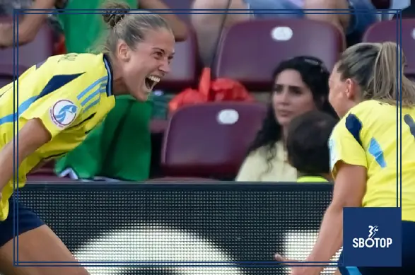 SBOTOP: Angeldahl Strikes as Sweden Edge Denmark in Euro 2025 Group C Opener
