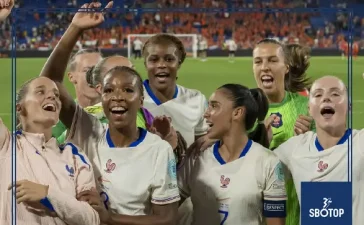 SBOTOP: Cascarino Stars as France Outclass Netherlands to Clinch Euro 2025 Group D Summit