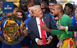 SBOTOP_ Cole Palmer Shares Chelsea's Awkward Moment as Trump Lingers on Trophy Stage