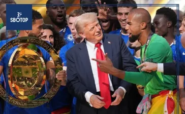 SBOTOP_ Cole Palmer Shares Chelsea's Awkward Moment as Trump Lingers on Trophy Stage