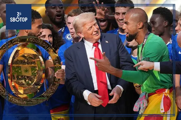 SBOTOP_ Cole Palmer Shares Chelsea's Awkward Moment as Trump Lingers on Trophy Stage